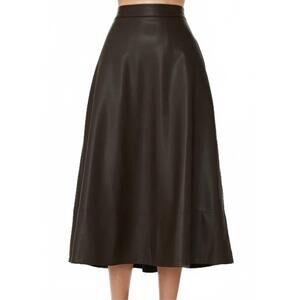 NEW JS71 laurent vegan skirt in mocha